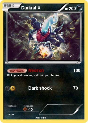 Pokemon Darkrai X