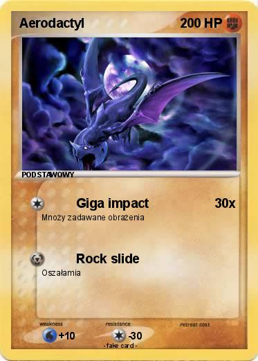 Pokemon Aerodactyl