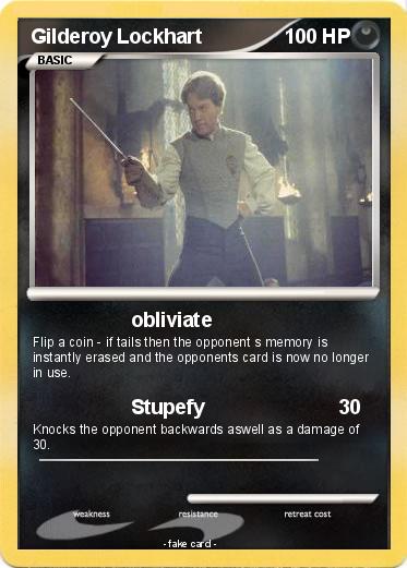 Pokemon Gilderoy Lockhart