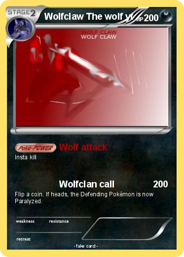 Pokemon Wolfclaw The wolf yt