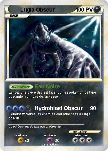 Pokemon Lugia Obscur
