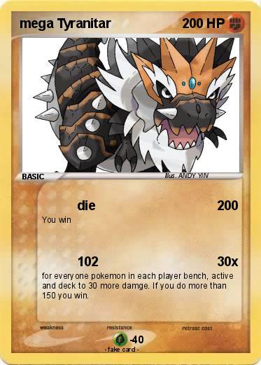 Pokemon mega Tyranitar