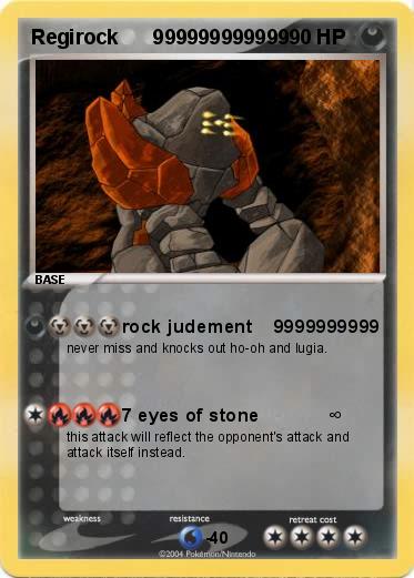 Pokemon Regirock      999999999999