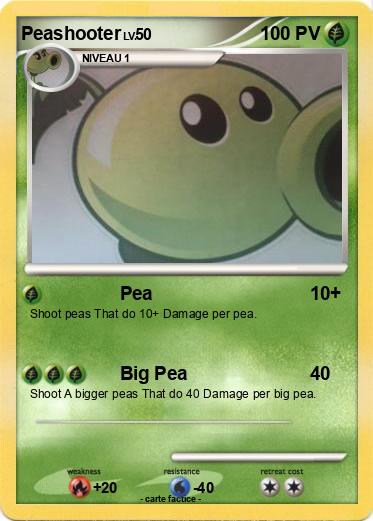 Pokemon Peashooter