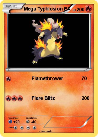 Pokemon Mega Typhlosion EX