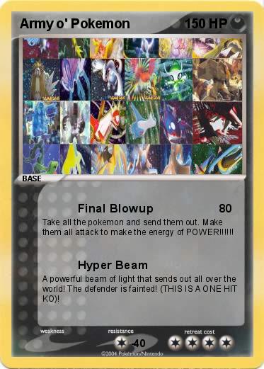 Pokemon Army o' Pokemon