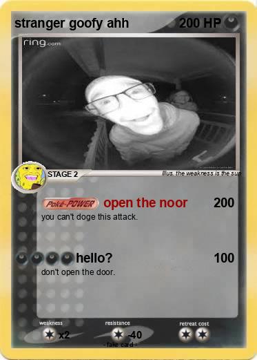 Pokemon stranger goofy ahh
