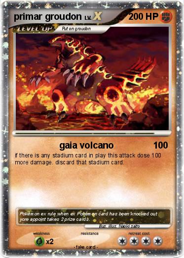 Pokemon primar groudon