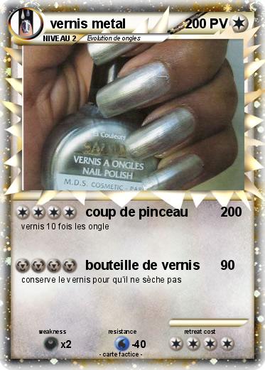 Pokemon vernis metal
