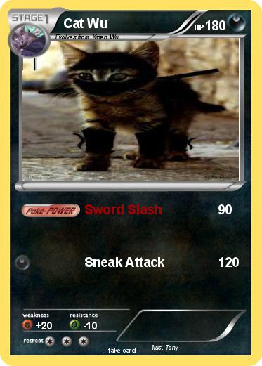 Pokemon Cat Wu