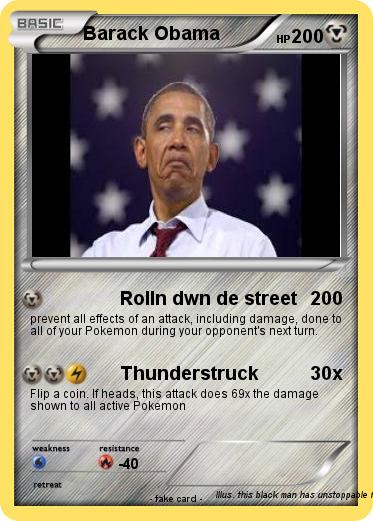 Pokemon Barack Obama