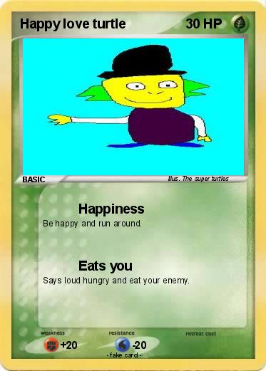 Pokemon Happy love turtle