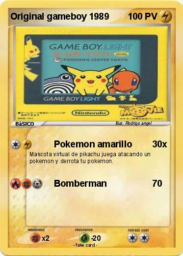 Pokemon Original gameboy 1989