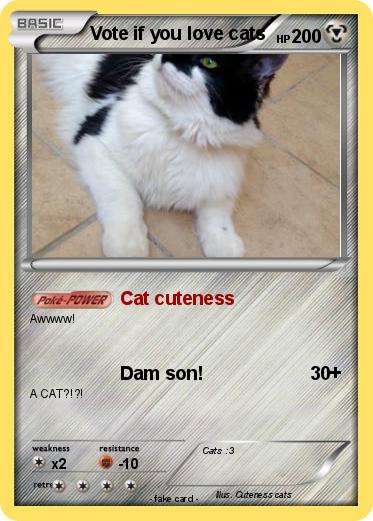 Pokemon Vote if you love cats