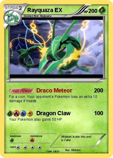 Pokemon Rayquaza EX