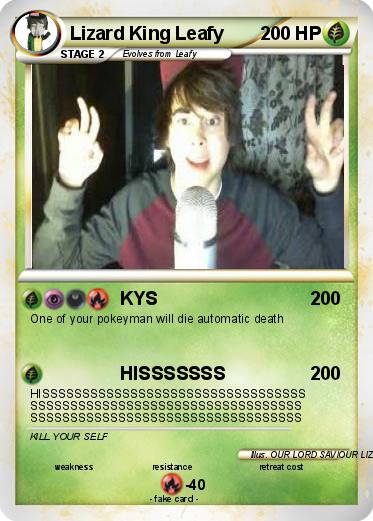Pokemon Lizard King Leafy