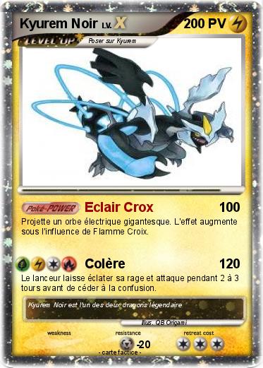Pokemon Kyurem Noir