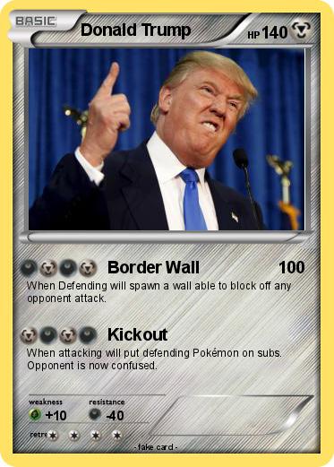 Pokemon Donald Trump