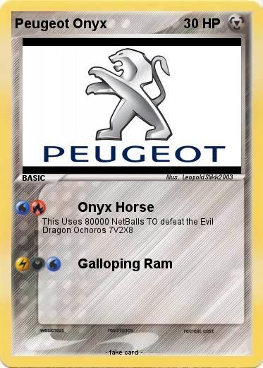 Pokemon Peugeot Onyx