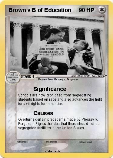 Pokemon Brown v B of Education