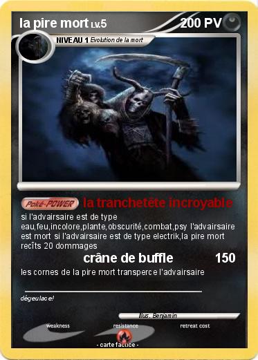 Pokemon la pire mort