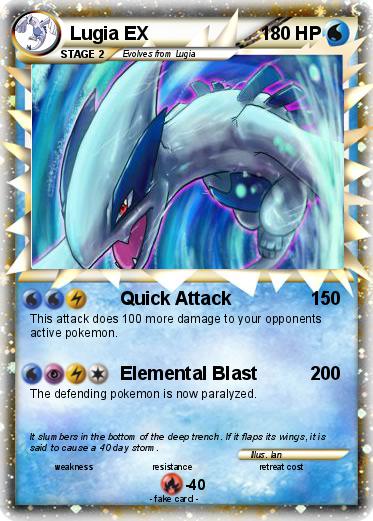 Pokemon Lugia EX