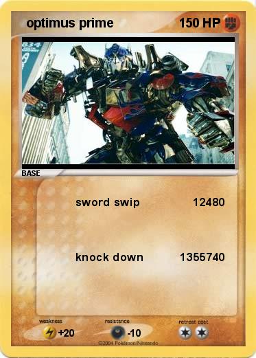 Pokemon   optimus prime