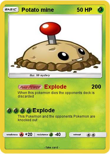 Pokemon Potato mine