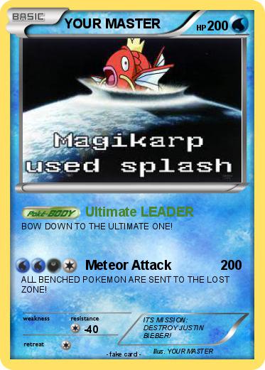 Pokemon YOUR MASTER