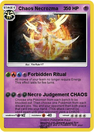 Pokemon Chaos Necrozma    3