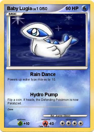 Pokemon Baby Lugia