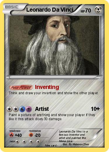 Pokemon Leonardo Da Vinci