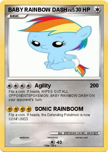Pokemon BABY RAINBOW DASH