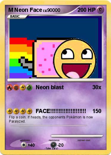 Pokemon M Neon Face