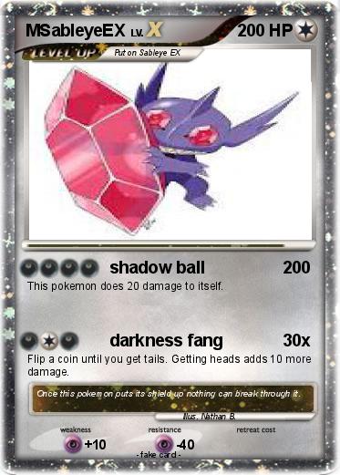 Pokemon MSableyeEX