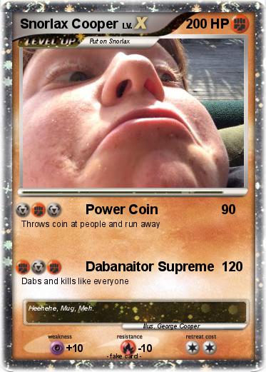 Pokemon Snorlax Cooper