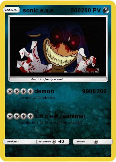 Pokemon sonic e.x.e           500
