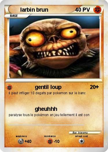 Pokemon larbin brun