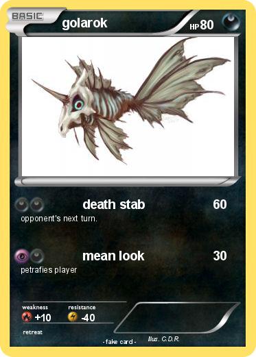 Pokemon golarok