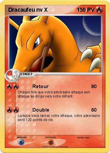 Pokemon Dracaufeu nv X