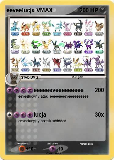 Pokemon eeveelucja VMAX