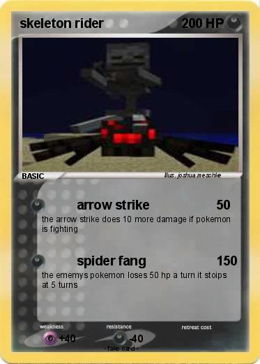Pokemon skeleton rider