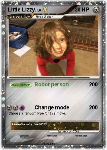 Pokemon Little Lizzy.