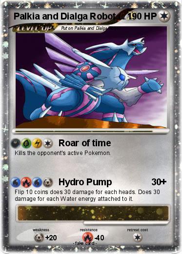 Pokemon Palkia and Dialga Robot