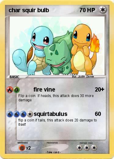 Pokemon char squir bulb