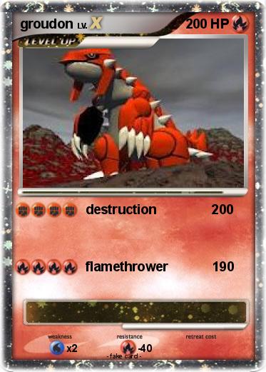 Pokemon groudon