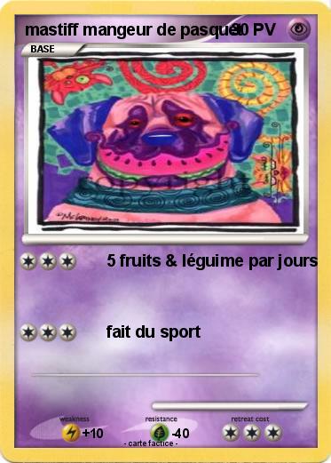 Pokemon mastiff mangeur de pasquet