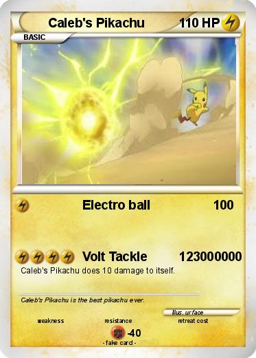Pokemon Caleb's Pikachu
