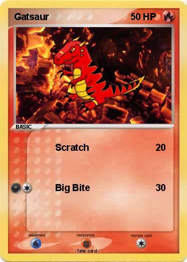 Pokemon Gatsaur