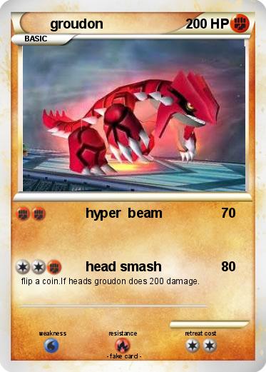Pokemon groudon
